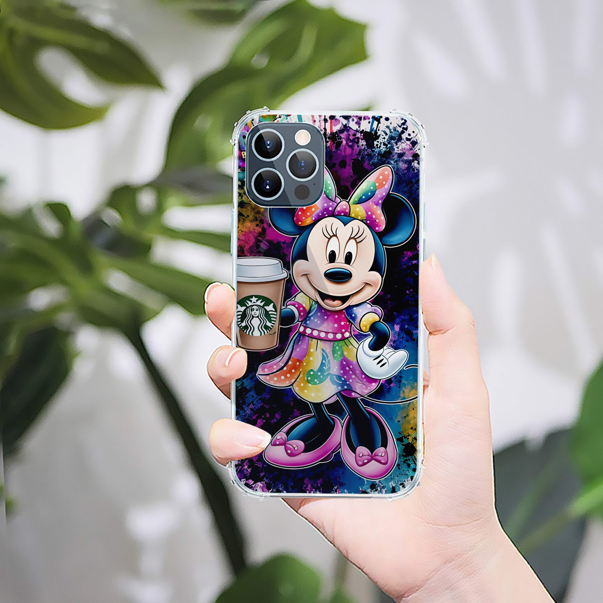 ミッキーマウス Mickey Mouse 【iPhone 12シリーズ対応】透明スマホケース（クリアソフトケース）